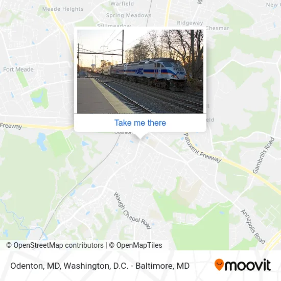 Odenton, MD map