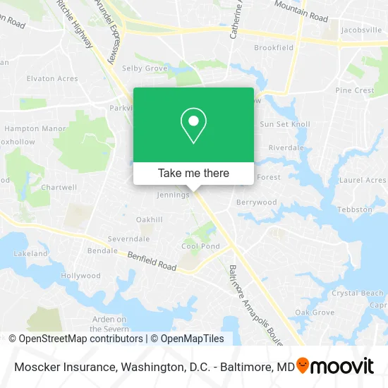 Moscker Insurance map