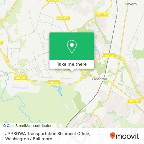 Mapa de JPPSOWA Transportation Shipment Office