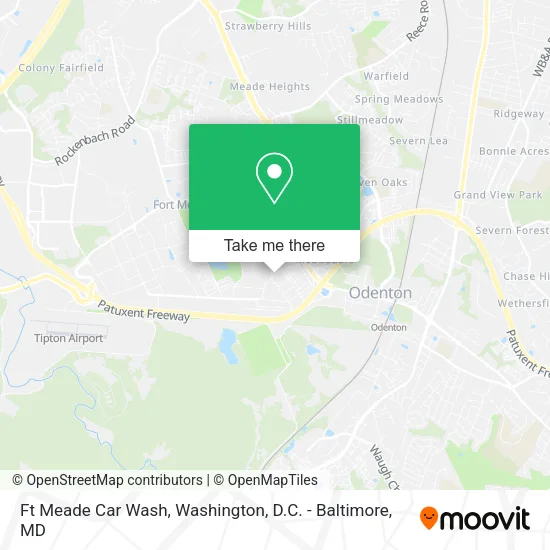 Mapa de Ft Meade Car Wash