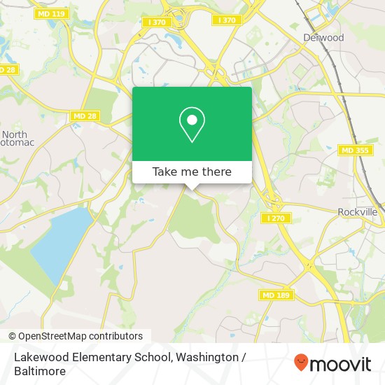 Mapa de Lakewood Elementary School