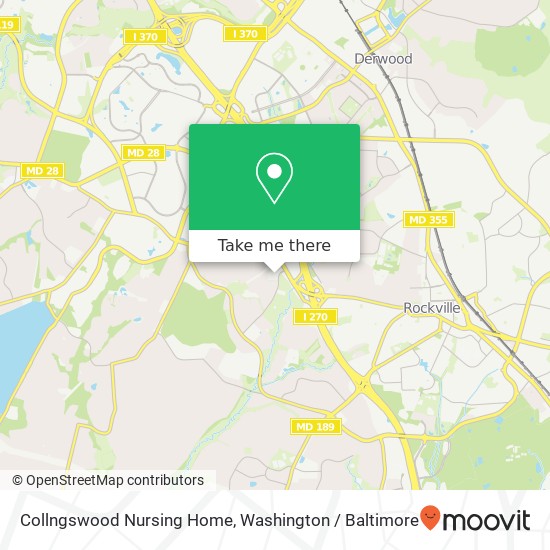 Mapa de Collngswood Nursing Home