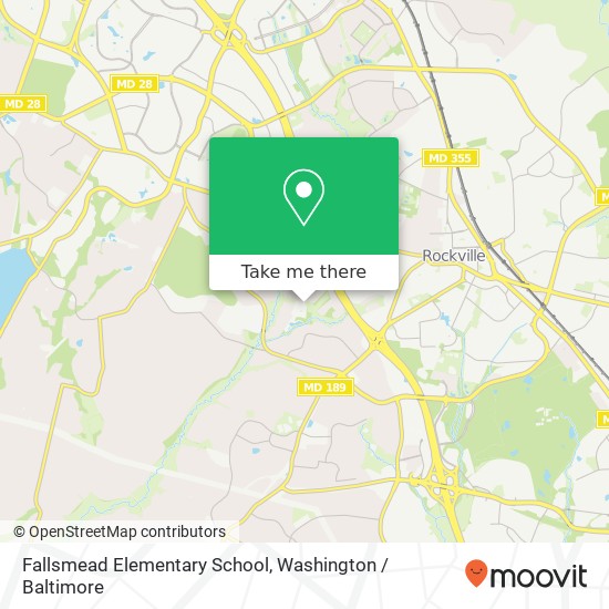 Mapa de Fallsmead Elementary School