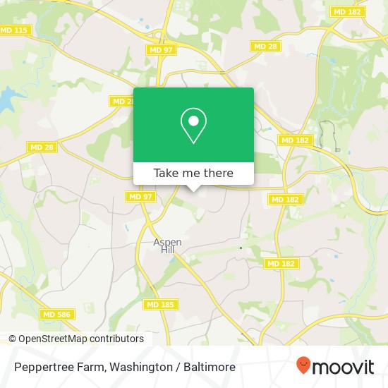 Mapa de Peppertree Farm