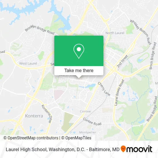 Laurel High School map