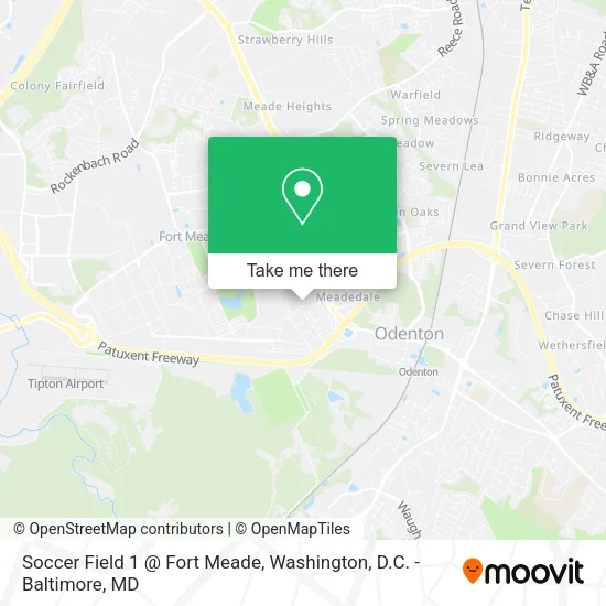 Mapa de Soccer Field 1 @ Fort Meade