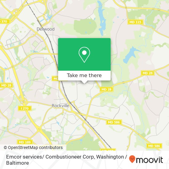 Mapa de Emcor services/ Combustioneer Corp