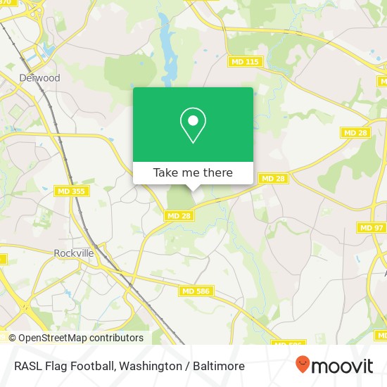 Mapa de RASL Flag Football