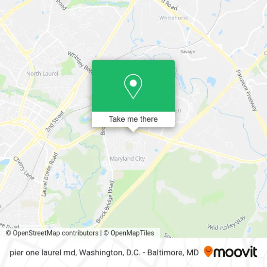 pier one laurel md map