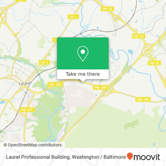 Mapa de Laurel Professional Building