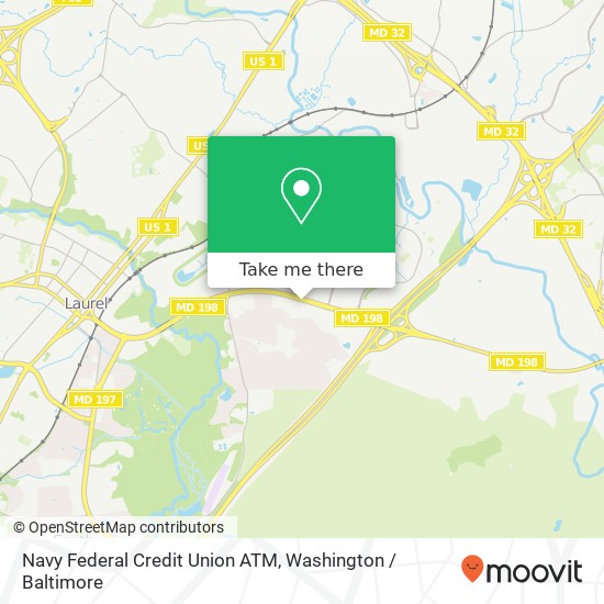 Mapa de Navy Federal Credit Union ATM