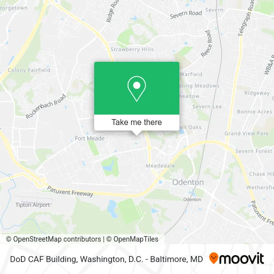 Mapa de DoD CAF Building