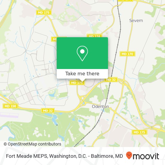 Mapa de Fort Meade MEPS