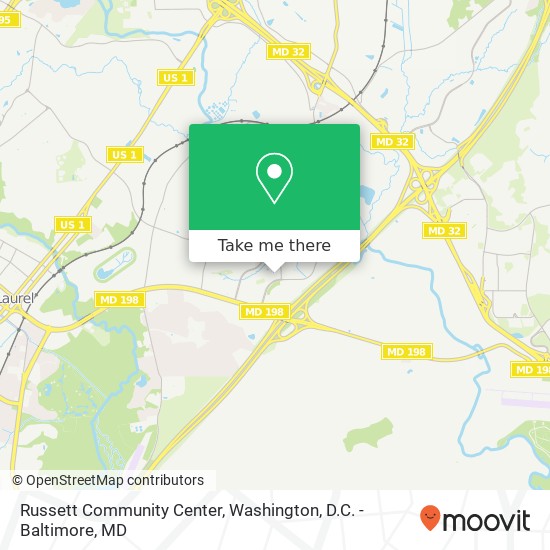 Mapa de Russett Community Center