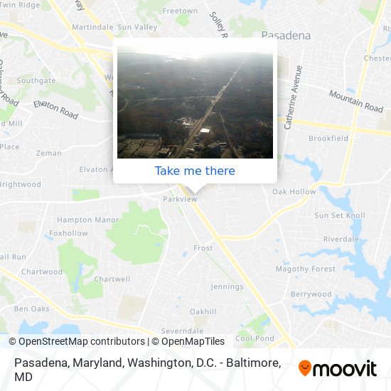 Mapa de Pasadena, Maryland