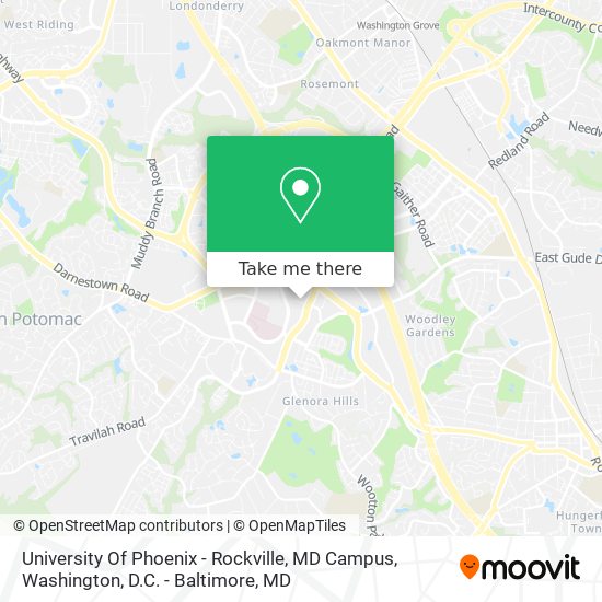University Of Phoenix - Rockville, MD Campus map