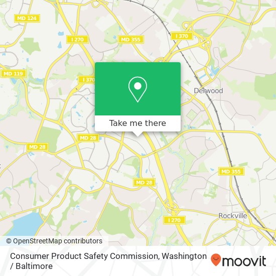 Consumer Product Safety Commission map