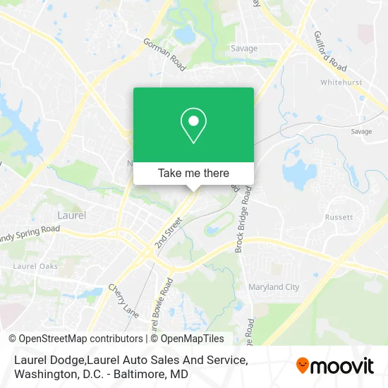 Laurel Dodge,Laurel Auto Sales And Service map