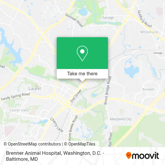 Brenner Animal Hospital map