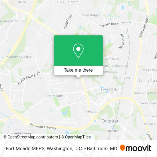 Mapa de Fort Meade MEPS