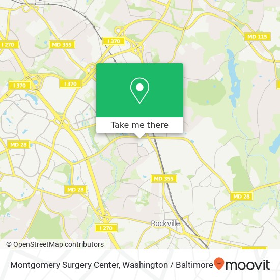 Montgomery Surgery Center map