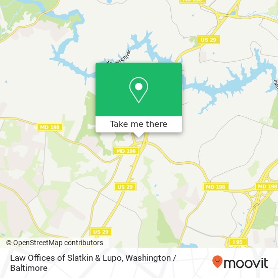 Law Offices of Slatkin & Lupo map