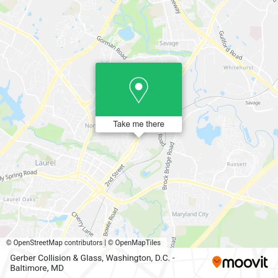 Gerber Collision & Glass map