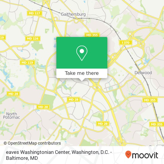 eaves Washingtonian Center map