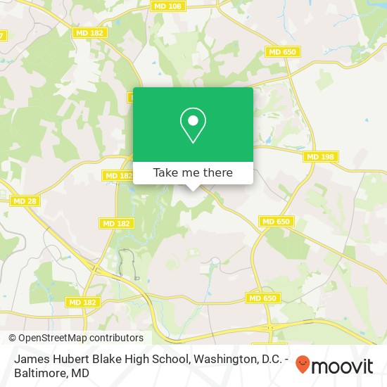 James Hubert Blake High School map