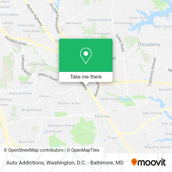 Auto Addictions map