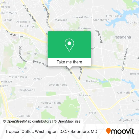 Tropical Outlet map