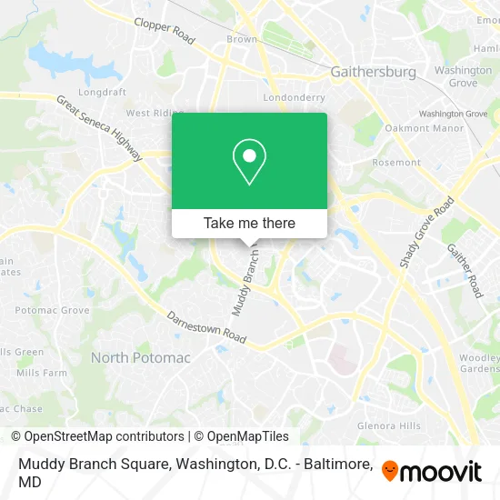 Muddy Branch Square map
