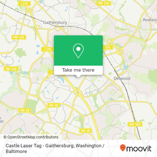 Castle Laser Tag - Gaithersburg map