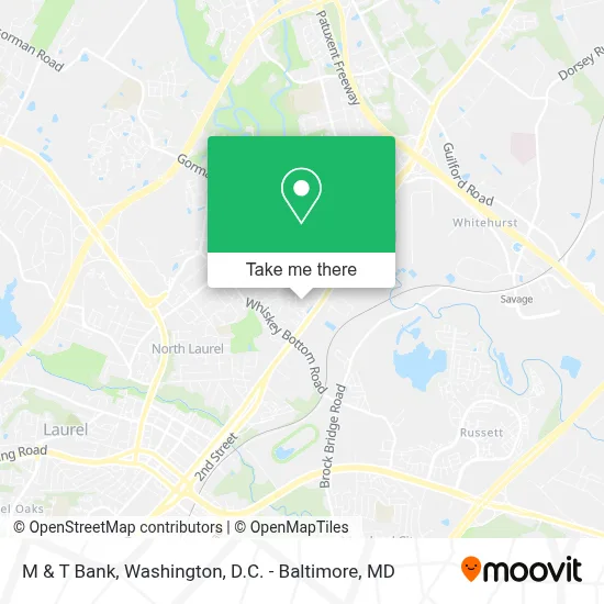M & T Bank map