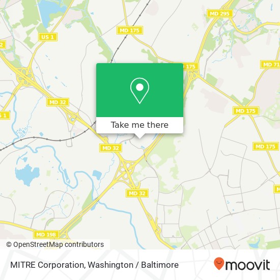MITRE Corporation map