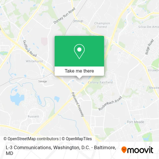 L-3 Communications map