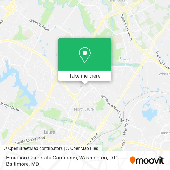 Emerson Corporate Commons map