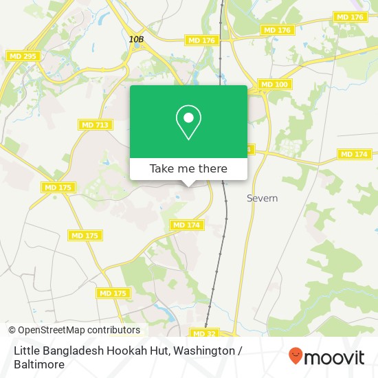 Little Bangladesh Hookah Hut map