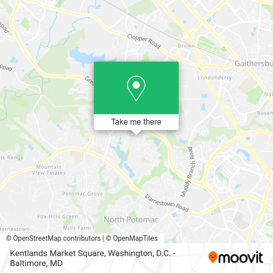 Kentlands Market Square map