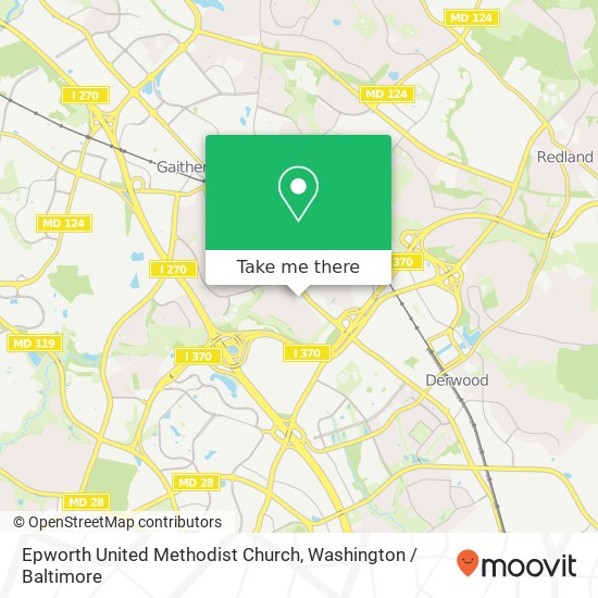 Mapa de Epworth United Methodist Church
