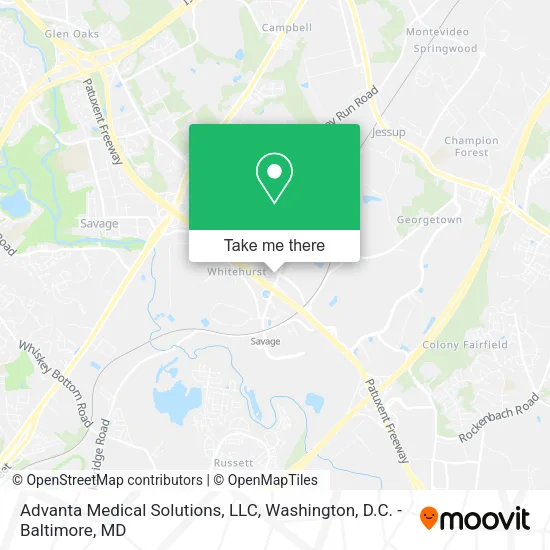 Advanta Medical Solutions, LLC map