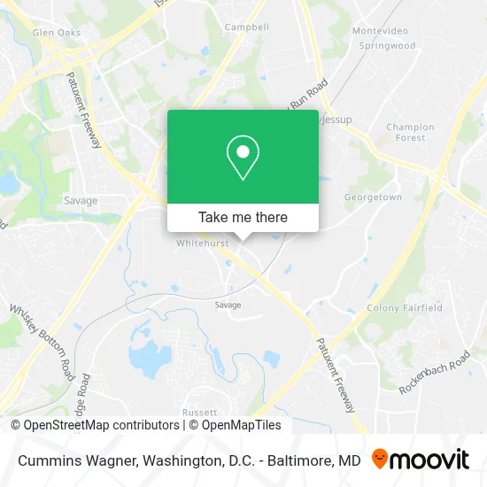 Cummins Wagner map