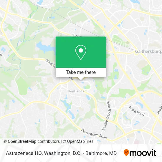 Astrazeneca HQ map