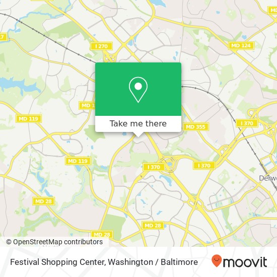 Mapa de Festival Shopping Center