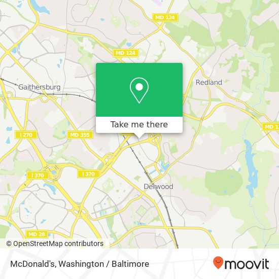 McDonald's map