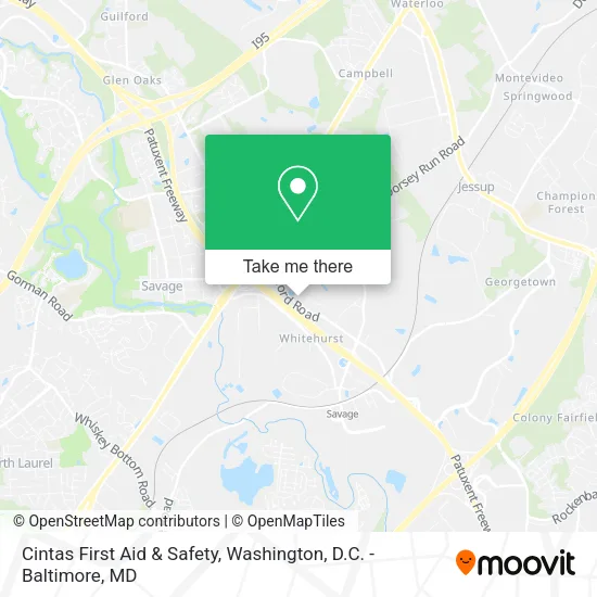 Cintas First Aid & Safety map