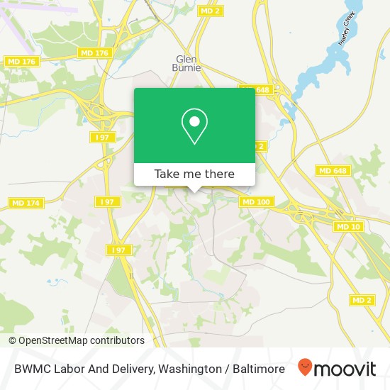 Mapa de BWMC Labor And Delivery