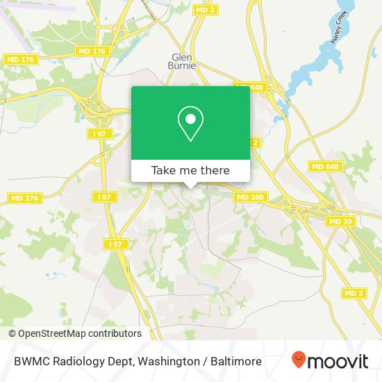 Mapa de BWMC Radiology Dept
