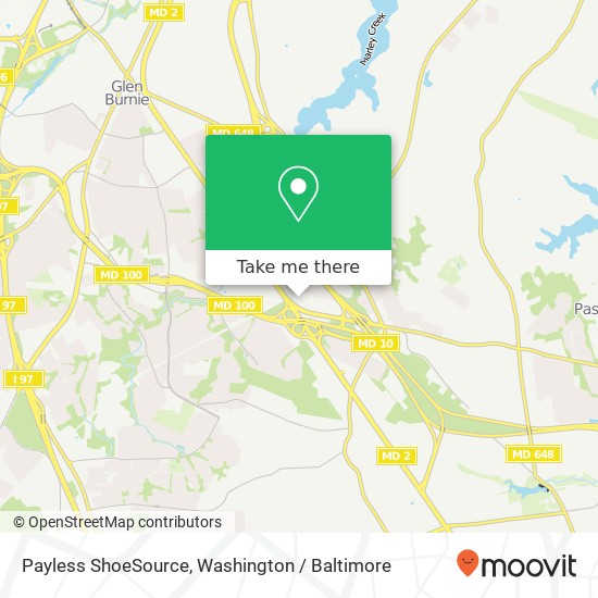 Payless ShoeSource map