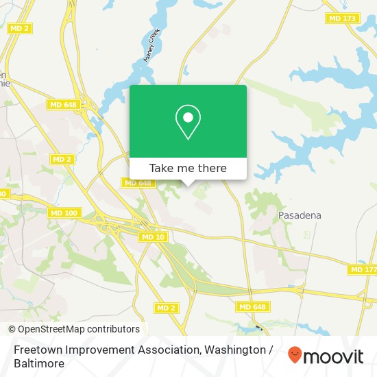 Mapa de Freetown Improvement Association